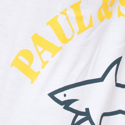 Чоловіча футболка PAUL&SHARK T-SHIRT IN COTONE BIANCO