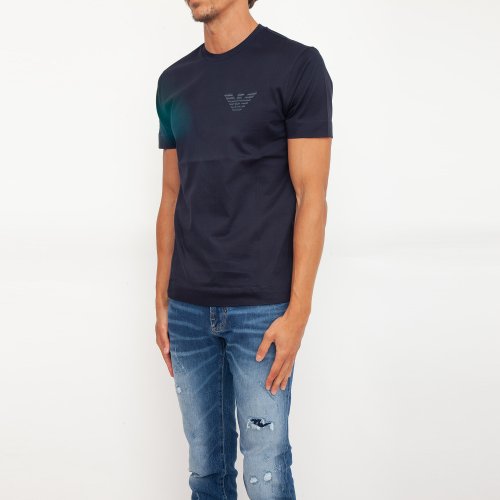 Мужская футболка EMPORIO ARMANI T-SHIRT BLU