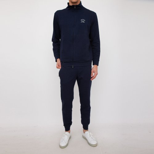 Чоловічий спортивний костюм PAUL&SHARK COMPLETO DA JOGGING BLU