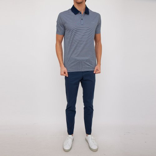 Чоловіче поло PAUL&SHARK POLO IN COTONE BLU