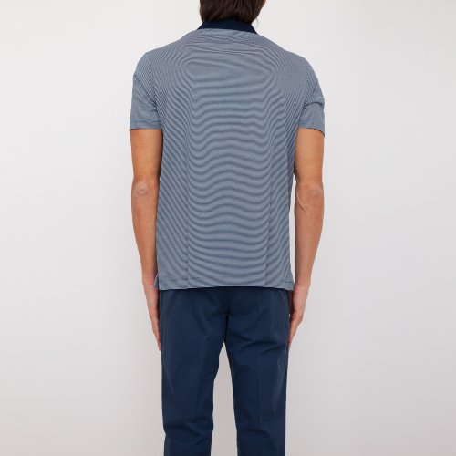 Чоловіче поло PAUL&SHARK POLO IN COTONE BLU