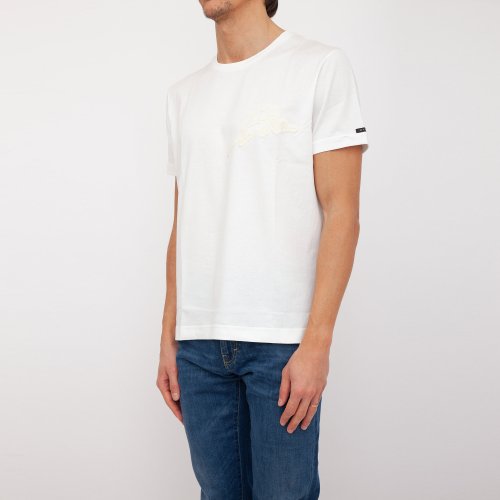 Мужская футболка ETRO T-SHIRT ROMA M/C BIANCO