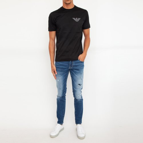Мужская футболка EMPORIO ARMANI  T-SHIRT NERO