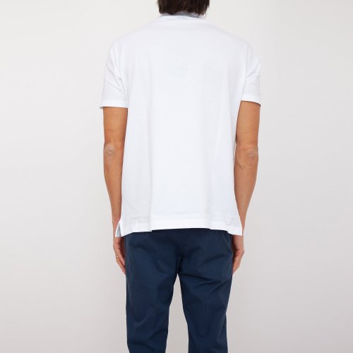 Чоловіче поло PAUL&SHARK POLO IN COTONE BIANCO