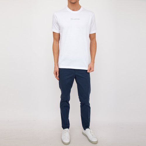 Чоловіча футболка PAUL&SHARK T-SHIRT IN COTONE BIANCO