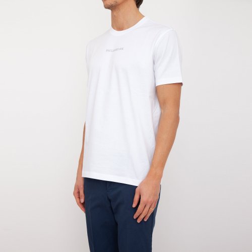Чоловіча футболка PAUL&SHARK T-SHIRT IN COTONE BIANCO
