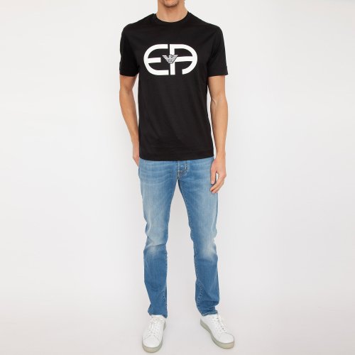Мужская футболка EMPORIO ARMANI T-SHIRT NERO