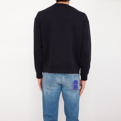 Чоловіча толстовка EMPORIO ARMANI SWEATSHIRT BLU