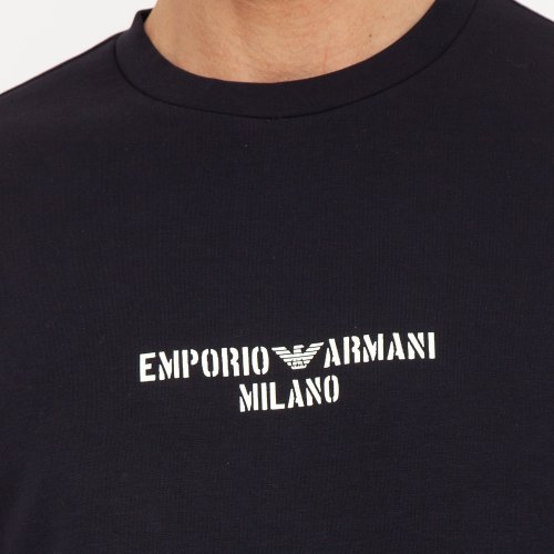 Чоловіча толстовка EMPORIO ARMANI SWEATSHIRT BLU