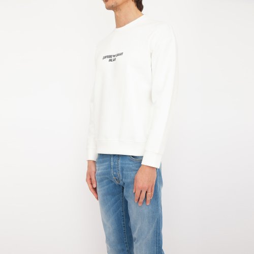 Мужская толстовка EMPORIO ARMANI SWEATSHIRT BIANCO