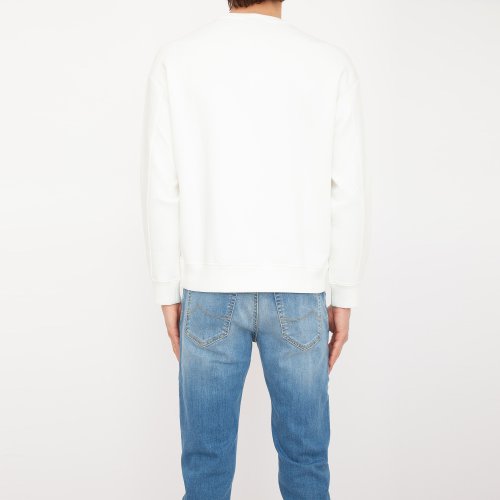 Мужская толстовка EMPORIO ARMANI SWEATSHIRT BIANCO