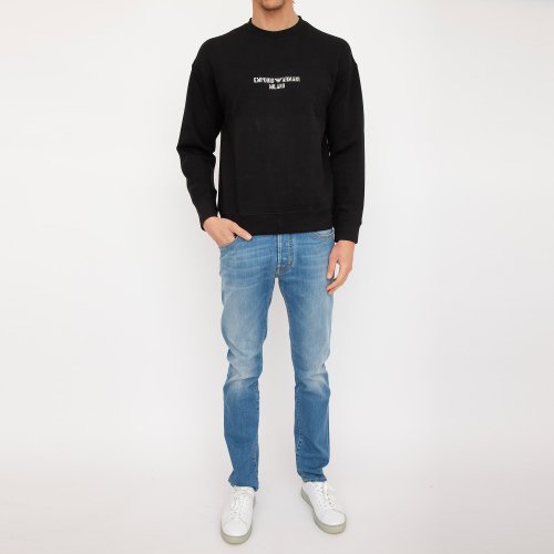 Мужская толстовка EMPORIO ARMANI SWEATSHIRT NERO