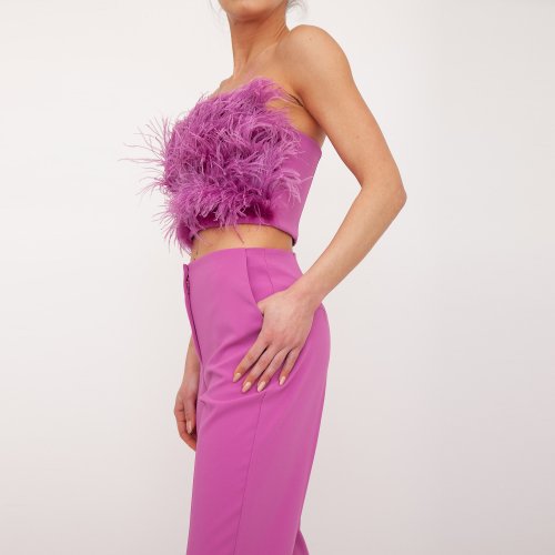 Жіночий топік PATRIZIA PEPE CAMICIA/TOP VIOLA