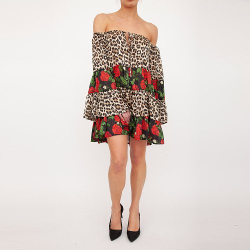 Женское платье TWIN-SET ABITO ANIMALIER