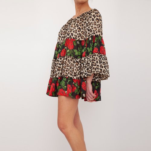 Женское платье TWIN-SET ABITO ANIMALIER