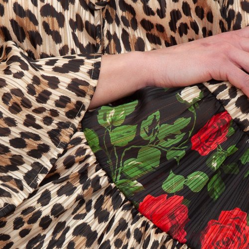 Женское платье TWIN-SET ABITO ANIMALIER