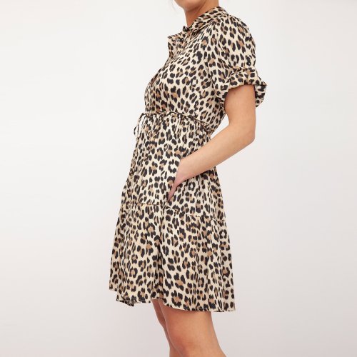 Женское платье TWIN-SET ABITO ANIMALIER