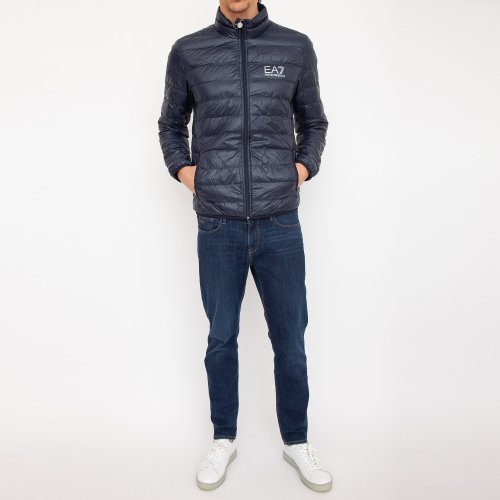 Чоловіча куртка EA7 EMPORIO ARMANI DOWN JACKET BLU