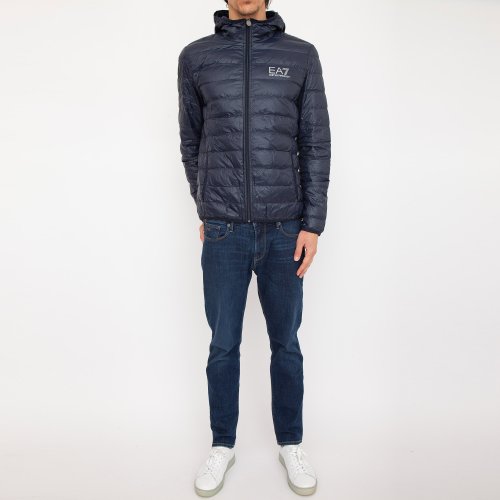 Чоловіча куртка EA7 EMPORIO ARMANI DOWN JACKET BLU