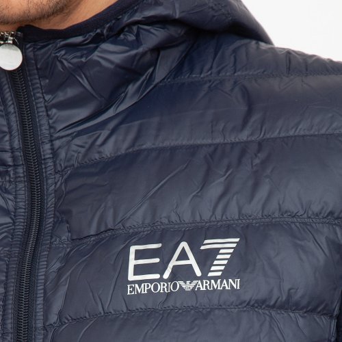 Чоловіча куртка EA7 EMPORIO ARMANI DOWN JACKET BLU