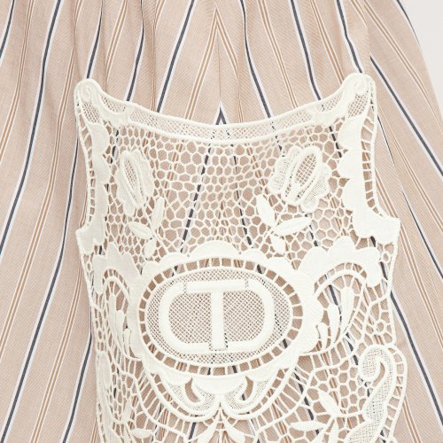 Довга спідниця TWIN-SET GONNA BEIGE