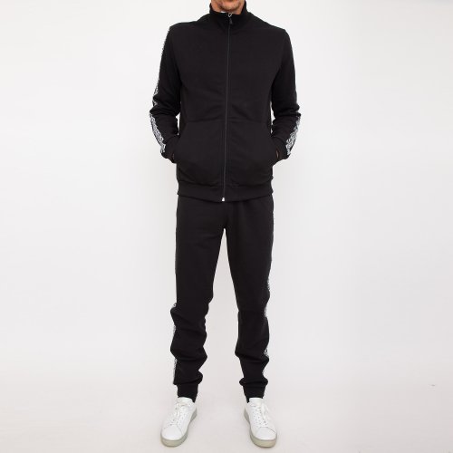 Мужской спортивный костюм BIKKEMBERGS TUTA DA GINNASTICA NERO