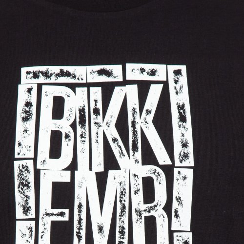 Мужская футболка BIKKEMBERGS MAGLIETTA NERO