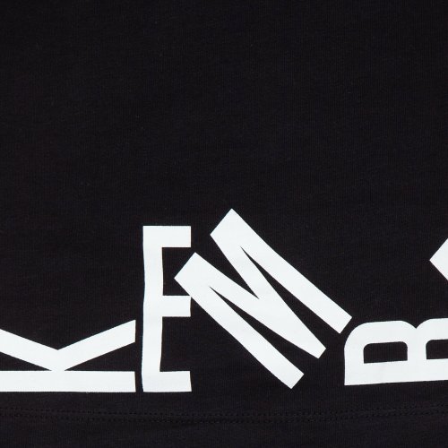 Мужская футболка BIKKEMBERGS MAGLIETTA NERO