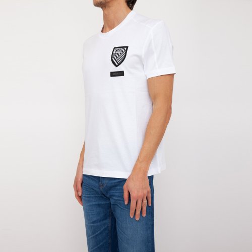 Мужская футболка BIKKEMBERGS MAGLIETTA BIANCO