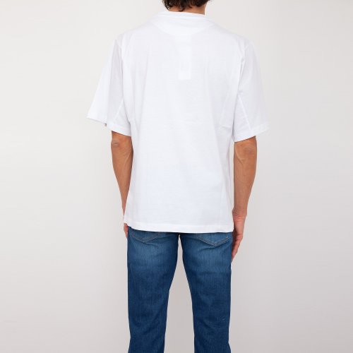 Мужская футболка BIKKEMBERGS MAGLIETTA BIANCO