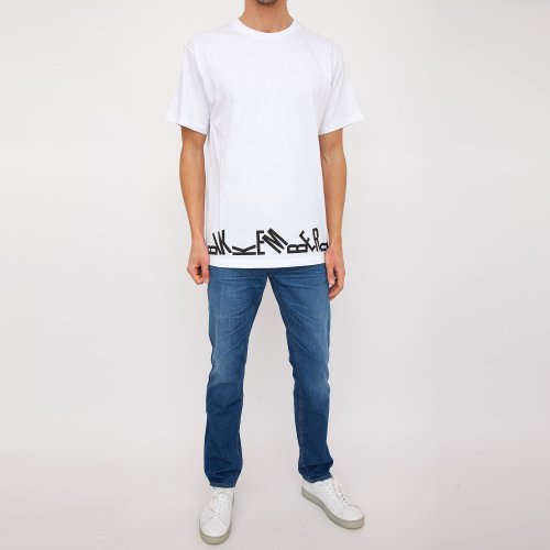 Мужская футболка BIKKEMBERGS MAGLIETTA BIANCO