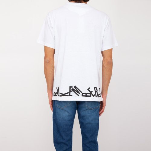 Мужская футболка BIKKEMBERGS MAGLIETTA BIANCO