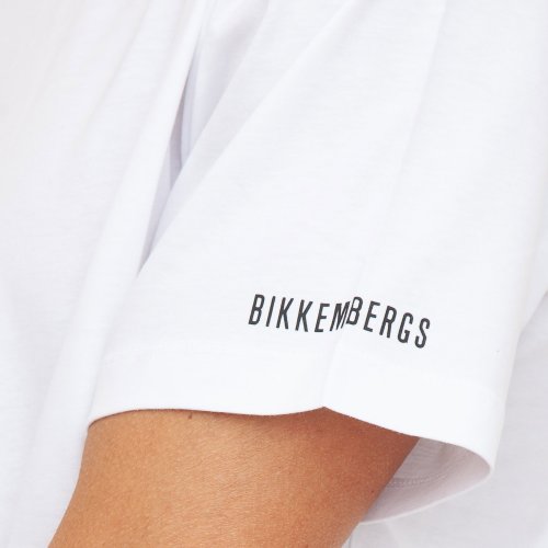 Мужская футболка BIKKEMBERGS MAGLIETTA BIANCO