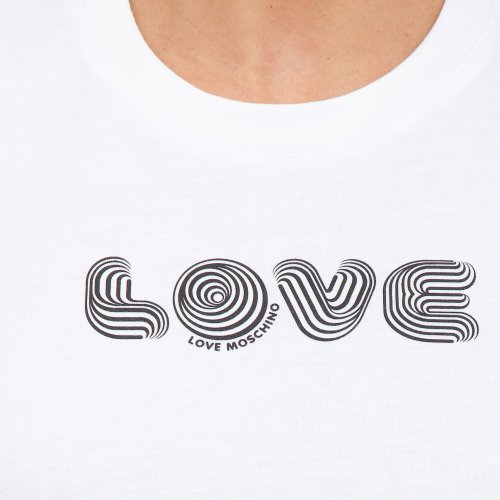 Женская футболка LOVE MOSCHINO MAGLIETTA BIANCO