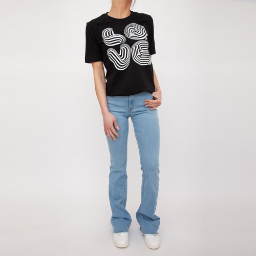 Жіночі джинси LOVE MOSCHINO PANT.5 TASCHE DENIM BLU DENIM