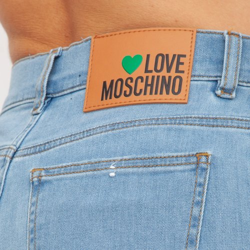 Жіночі джинси LOVE MOSCHINO PANT.5 TASCHE DENIM BLU DENIM