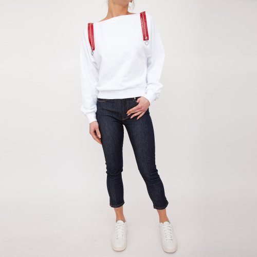 Жіноча толстовка LOVE MOSCHINO FELPA (MAGLIA) BIANCO