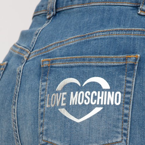 Жіночі джинси LOVE MOSCHINO PANT.5 TASCHE DENIM BLU DENIM