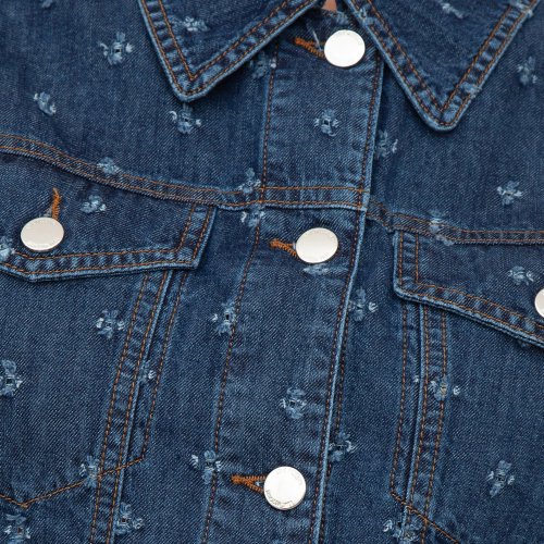 Женский пиджак LOVE MOSCHINO GIUBBINO BLU DENIM
