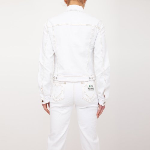 Женский пиджак LOVE MOSCHINO GIUBBINO BIANCO