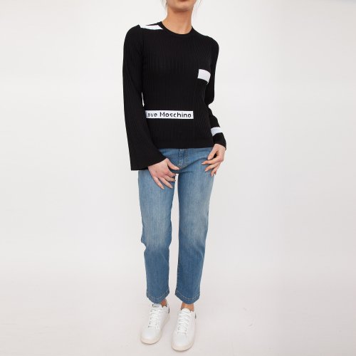 Жіночий светр LOVE MOSCHINO MAGLIA NERO