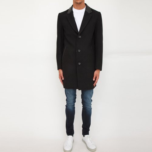 Мужское пальто ANTONY MORATO CAPO SPALLA SLIM FIT IN MISTO NERO