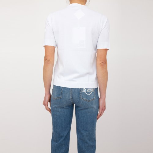 Жіночий светр LOVE MOSCHINO MAGLIA BIANCO