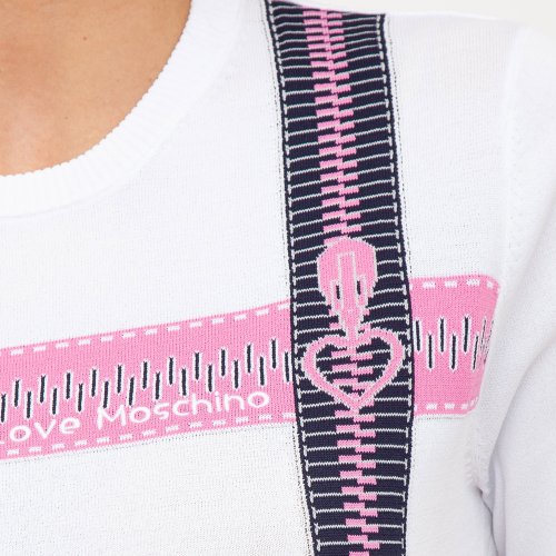 Жіночий светр LOVE MOSCHINO MAGLIA BIANCO