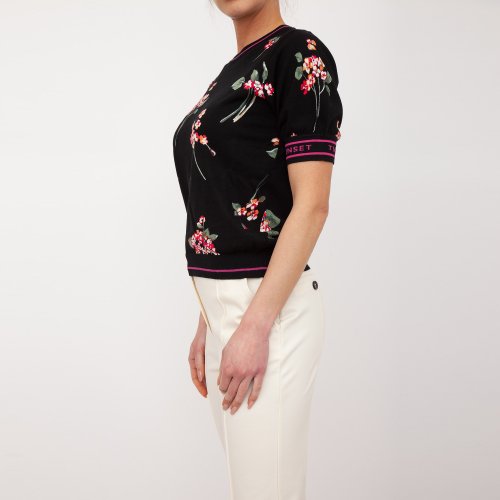 Жіночий светр TWIN-SET MAGLIA NERO