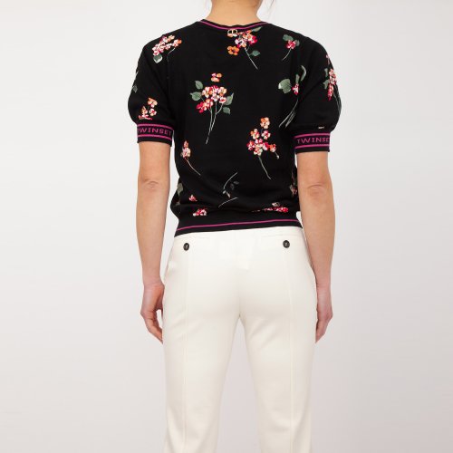 Жіночий светр TWIN-SET MAGLIA NERO