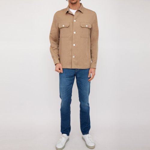Мужская рубашка с длинным рукавом HUGO BOSS Jackets BEIGE