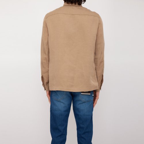 Мужская рубашка с длинным рукавом HUGO BOSS Jackets BEIGE