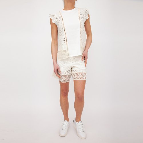 Женские шорты TWIN-SET SHORTS BIANCO