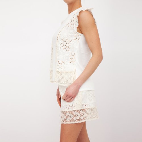 Женская блузка TWIN-SET BLUSA BIANCO